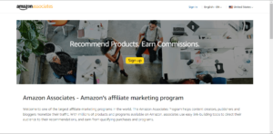 how does affiliate marketing with amazon work